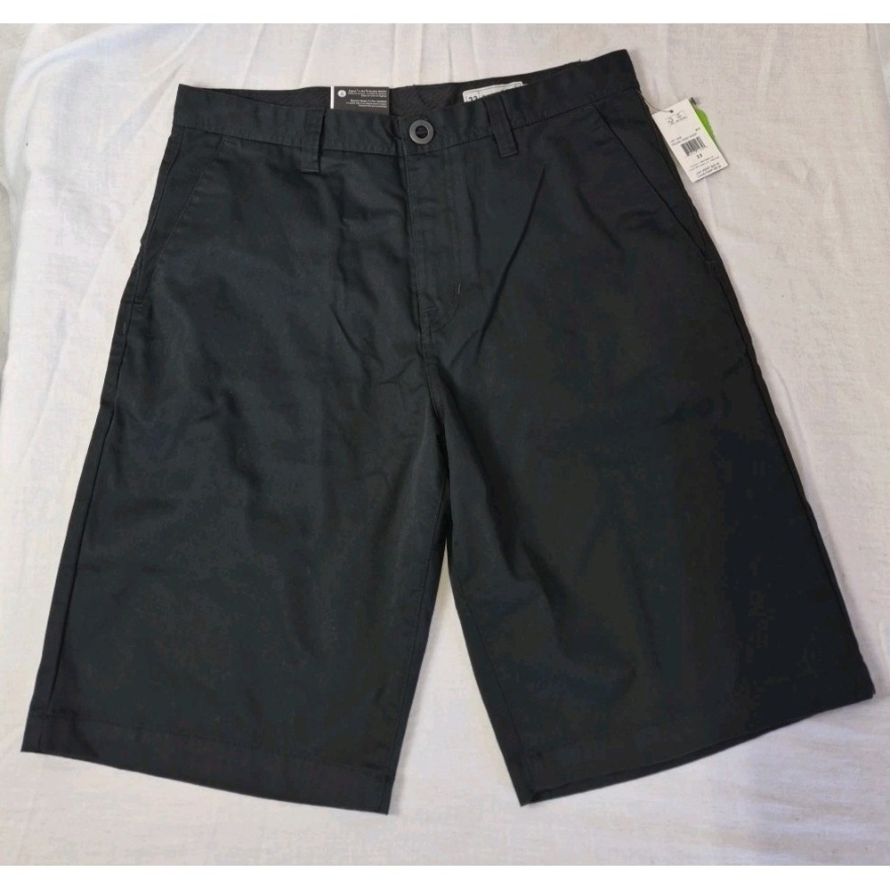 Volcom Frickin Chino Shorts Mens Black 33 NEW WITH TAGS